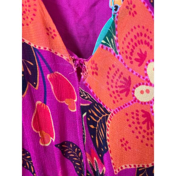 NEW NWT Farm Rio Tropical Tapestry Pink Mini Dress Size XS - Picture 3 of 8